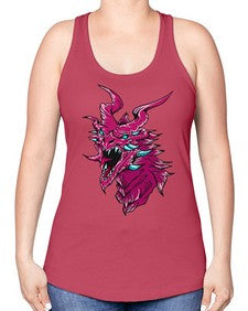 dragon 177# - dragon -Racerback Tank