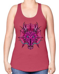 dragon 178# - dragon -Racerback Tank
