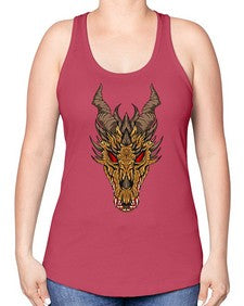 dragon 179# - dragon -Racerback Tank
