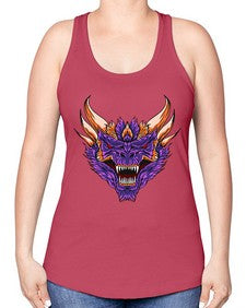 dragon 183# - dragon -Racerback Tank