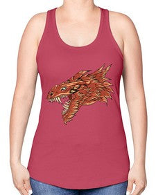 dragon 184# - dragon -Racerback Tank