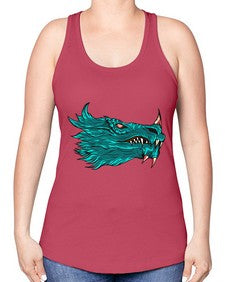 dragon 186# - dragon -Racerback Tank