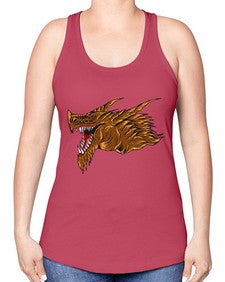 dragon 187# - dragon -Racerback Tank