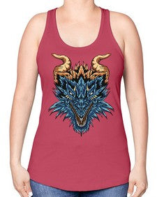 dragon 189# - dragon -Racerback Tank