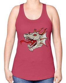 dragon 191# - dragon -Racerback Tank