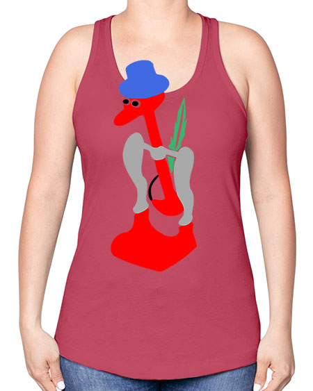 drinky bird 33# - birds -Racerback Tank