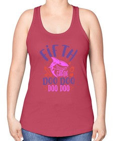 fifth grade doo doo 65# - fifth grade -Racerback Tank
