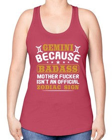 gemini 218# - gemini -Racerback Tank
