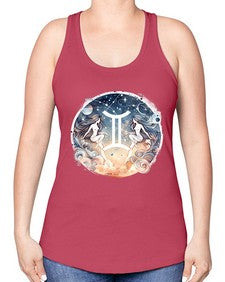 gemini 247# - gemini -Racerback Tank