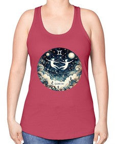 gemini 249# - gemini -Racerback Tank