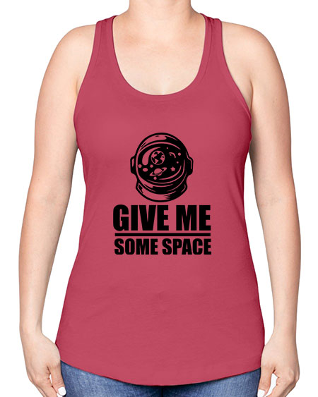 give me some space 34# - space -Racerback Tank