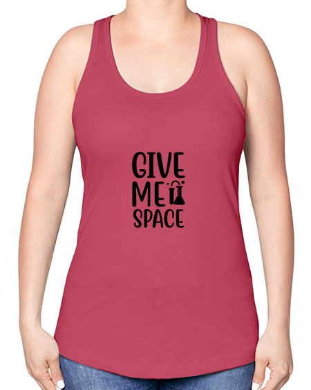 give me space 28# - space -Racerback Tank