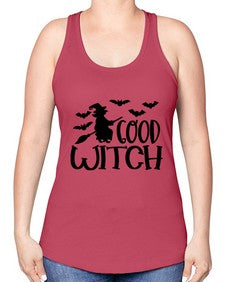 good witch 36# - witch -Racerback Tank