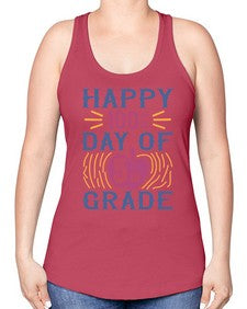happy th day of fifth grade 250# - fifth grade -Racerback Tank