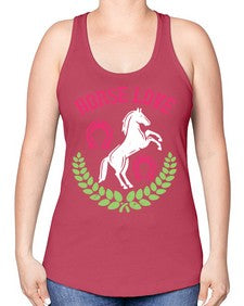 horse love Style 50# - horse -Racerback Tank
