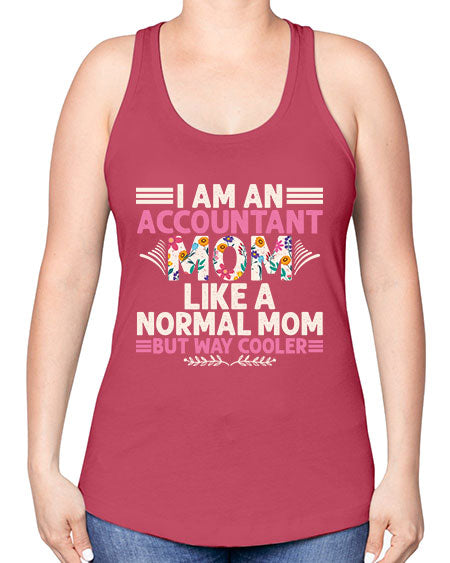 im an accountant  mom976# - accountant -Racerback Tank
