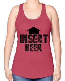 insert beer 1203# - beer -Racerback Tank