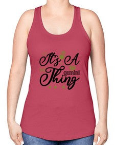 its a Gemini thing 266# - gemini -Racerback Tank