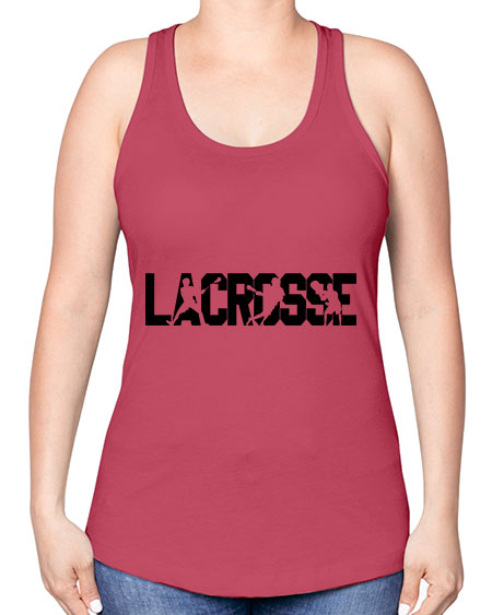 lacrosse 1# - lacrosse -Racerback Tank