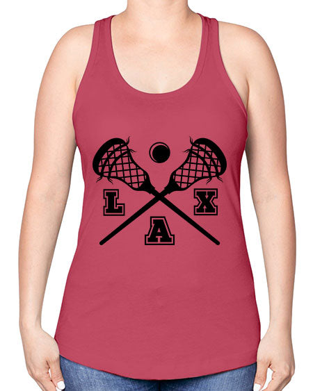 lax 12# - lacrosse -Racerback Tank