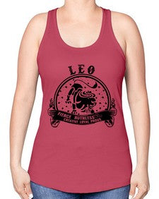leo 17# - leo -Racerback Tank