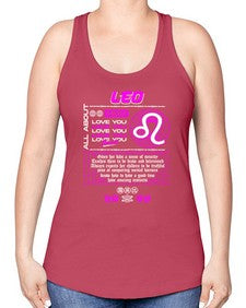 leo 308# - leo -Racerback Tank