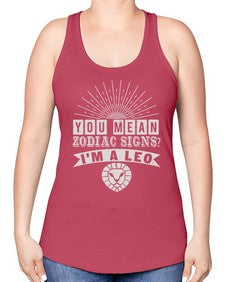 leo 309# - leo -Racerback Tank