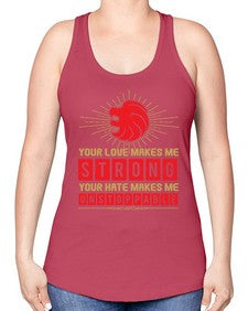 leo 310# - leo -Racerback Tank