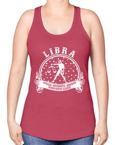 libra 26# - libra -Racerback Tank
