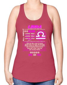 libra 339# - libra -Racerback Tank