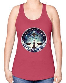 libra 342# - libra -Racerback Tank