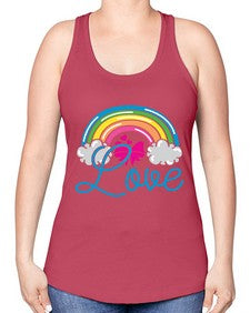 love 276# - unicorn -Racerback Tank