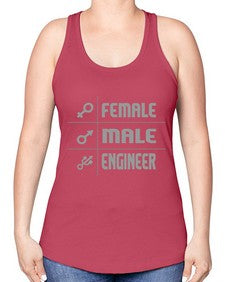 male female engineer 1084# - engineer -Racerback Tank