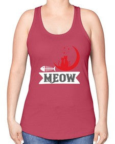 meow Style 70# - cats -Racerback Tank