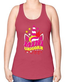 mini unicorn 307# - unicorn -Racerback Tank