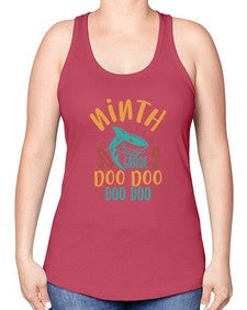 ninth grade doo doo 557# - nineth grade -Racerback Tank