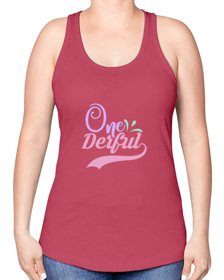 one derful Style 174# - kids -Racerback Tank