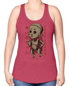 over scary 975# - art pop art -Racerback Tank