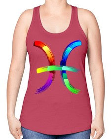 pisces 370# - pisces -Racerback Tank
