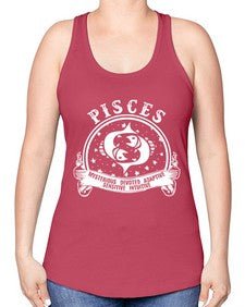 pisces 48# - pisces -Racerback Tank