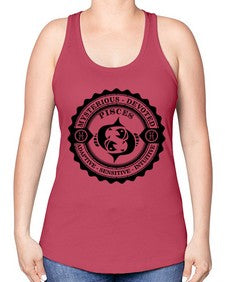 pisces 49# - pisces -Racerback Tank