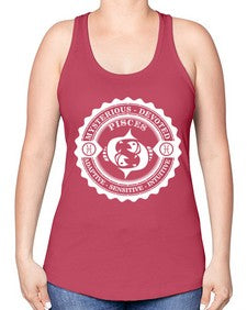 pisces 50# - pisces -Racerback Tank