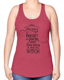 real witch 28# - witch -Racerback Tank
