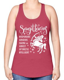 sagittarius 401# - sagittarius -Racerback Tank