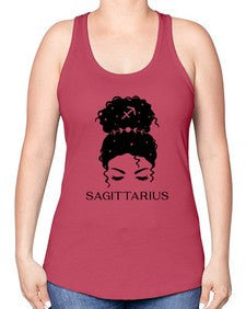 sagittarius 420# - sagittarius -Racerback Tank