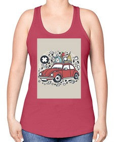 school tour 800# - general school -Racerback Tank