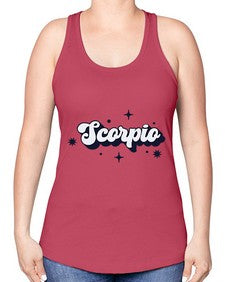 scorpio 454# - scorpio -Racerback Tank
