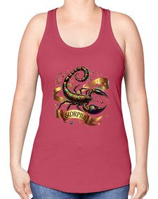 scorpio 459# - scorpio -Racerback Tank