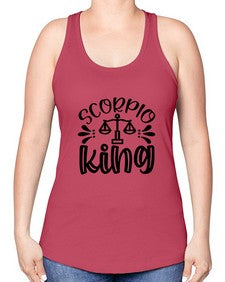 scorpio king 444# - scorpio -Racerback Tank