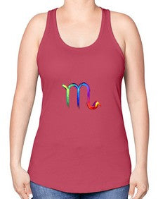 scorpio n 464# - scorpio -Racerback Tank